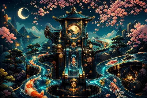 Sakura Koi Mechanism game cover